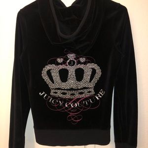 Vintage Juicy Couture Velvet Zip-up Jacket